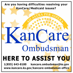 KanCare flyer with contact information