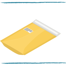 image of an icon style manila folder with a white document inside